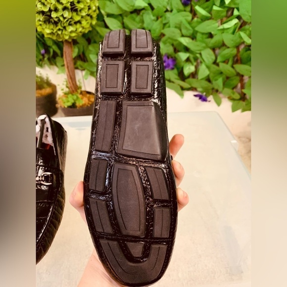 NIB Mens Genuine Leather Slip On Loafers Comfortable Casual Driving Moccasins - Picture 8 of 15